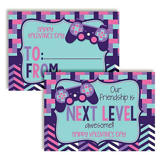 Next Level Classroom Valentines 30pc. by AmandaCreation