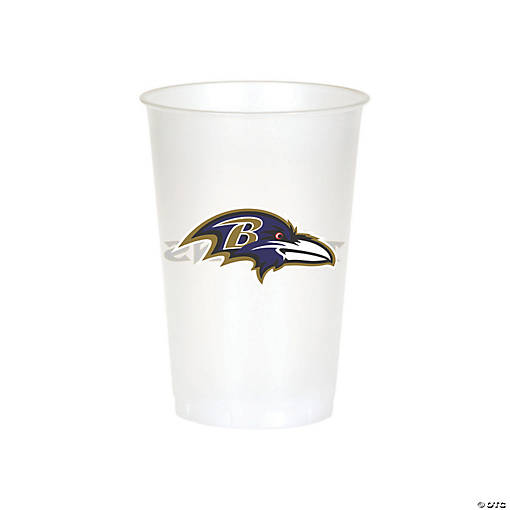 NFL Baltimore Ravens Plastic Cups - 24 Ct.