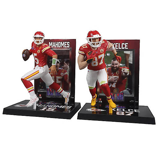 NFL McFarlane Figure Set Travis Kelce &amp; Patrick Mahomes