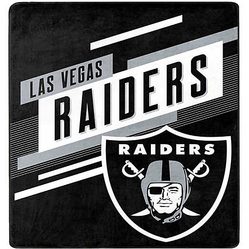 NFL Raiders Blanket Throw Silk Oversized