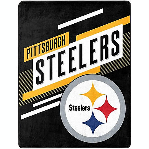 NFL Steelers Blanket Throw Silk Oversized