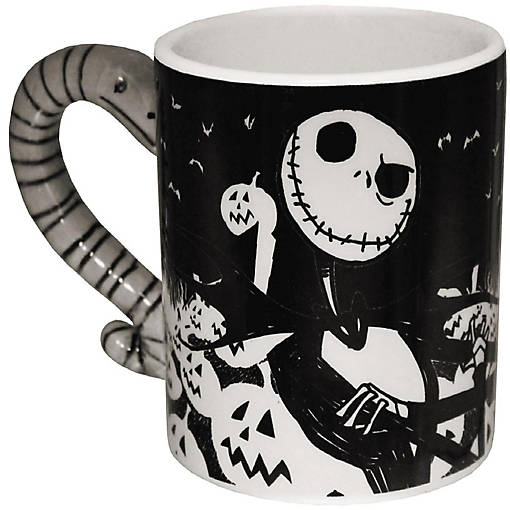 Nightmare Before Christmas Moonlight Jack 20oz Ceramic Mug with Sculpted Handle