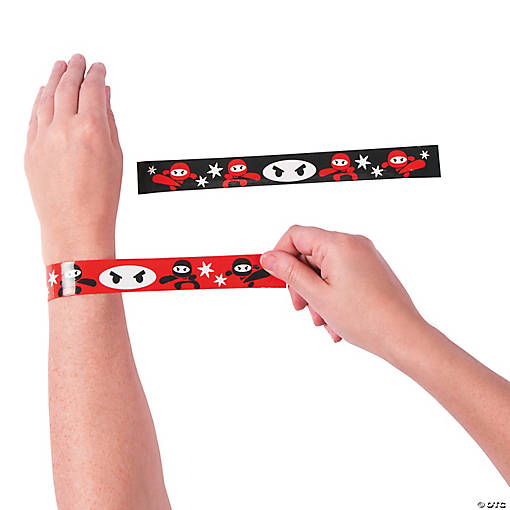 Ninja Slap Bracelets - 12 Pc.