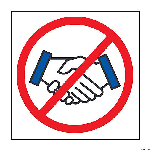 No Handshake Decals
