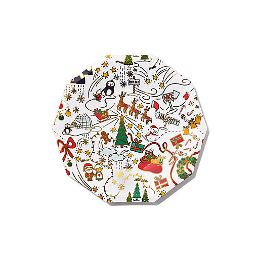 North Pole Large Plates (10 per pack)