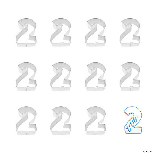 Number 2 Cookie Cutters