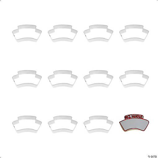 Nurse Hat 3.75" Cookie Cutters