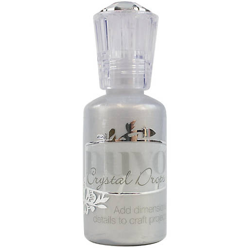 Nuvo Crystal Drops 1.1oz-Metallic Silver Lining