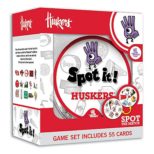 Officially licensed NCAA Nebraska Cornhuskers Spot It Game