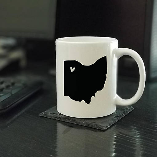 Ohio State Heart Ceramic Mug