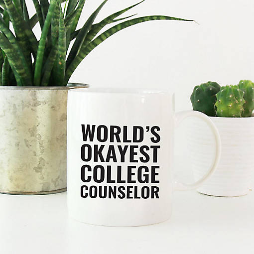 Okayest College Counselor Ceramic Mug