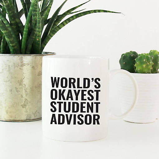Okayest Student Advisor Ceramic Mug