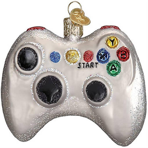 Old World Christmas Video Game Controller Glass Blown Ornament