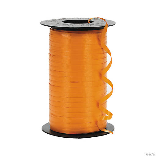 Orange Curling Ribbon