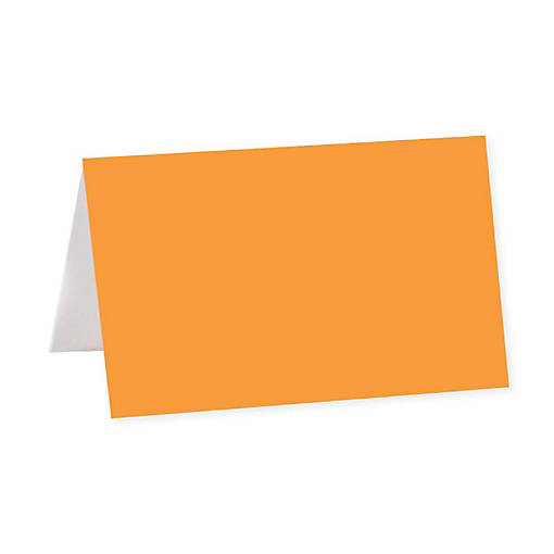 Orange Table Tent Place Cards 20-Pack