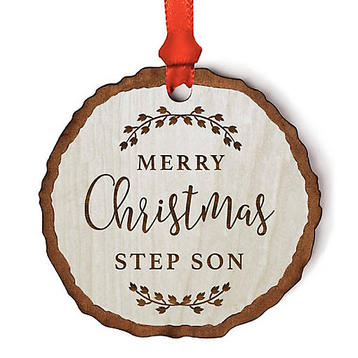 Ornament Engraved Wood Slab Step Son