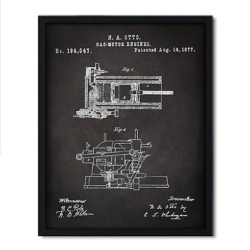 Otto 4-Cycle Engine 1877 8.5x11in