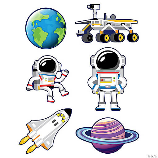 Outer Space Cutouts - 6 Pc.