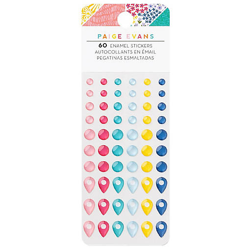 Paige Evans Adventurous Enamel Dots-60/Pkg