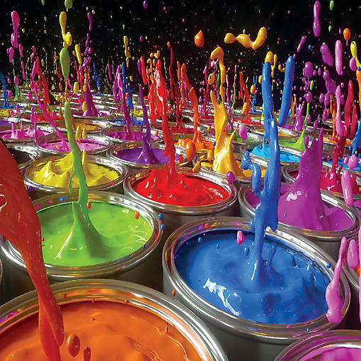 Paint Splash 1000 Piece Jigsaw Puzzle