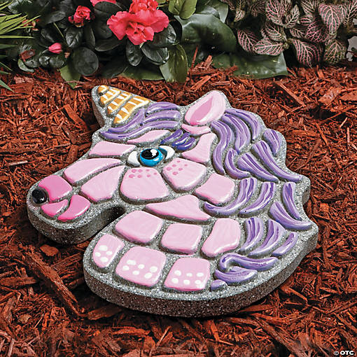 Paint Your Own Stepping Stone: Unicorn