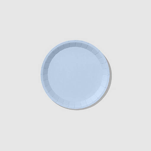 Pale Blue Classic Small Plates -10/Pack - 10 Pieces