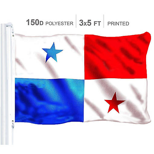 Panama Panamanian Flag 150D Printed Polyester 3x5 Ft