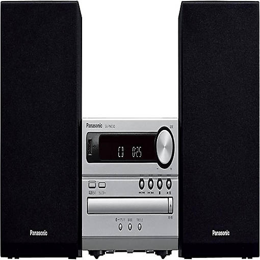 Panasonic Mini-component CD Stereo system PM250 Silver USB Memory Bluetooth