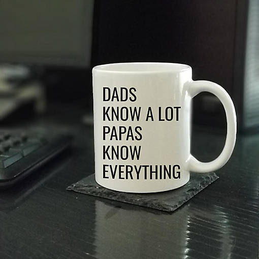 Papas Know Everything Ceramic Mug