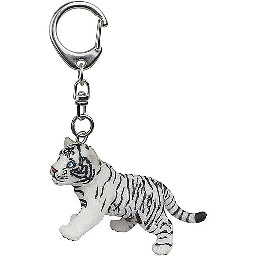 Papo White Tiger Cub - Key Chain