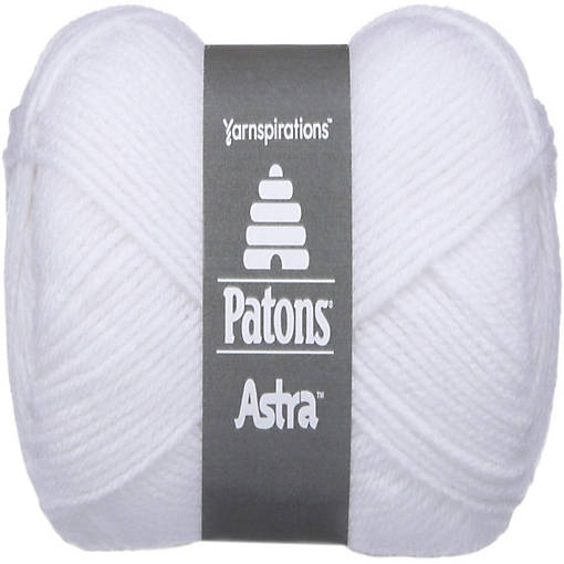 Patons Astra Yarn - Solids-White