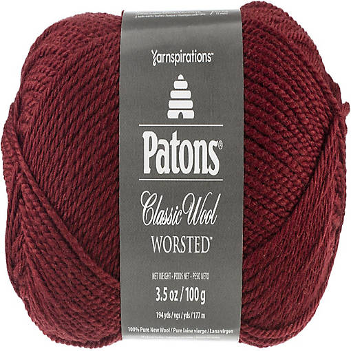 Patons Classic Wool Yarn-Claret