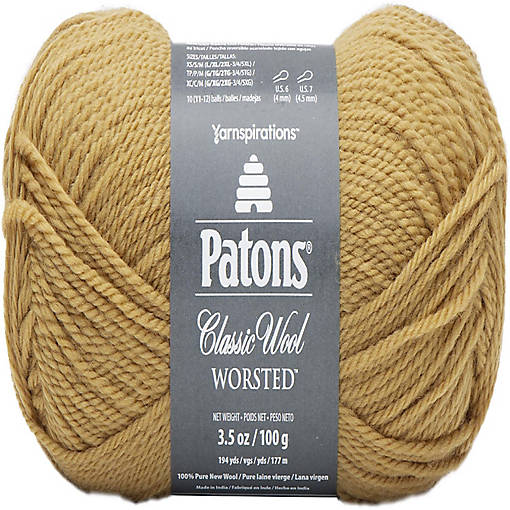 Patons Classic Wool Yarn-Honey
