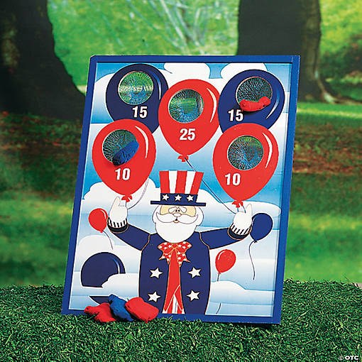 Patriotic Bean Bag Toss Game