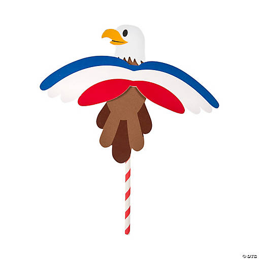 Patriotic Flying Eagle Craft Kit - Makes 12