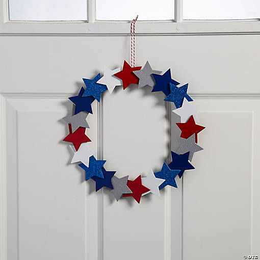 Patriotic Star Wreath