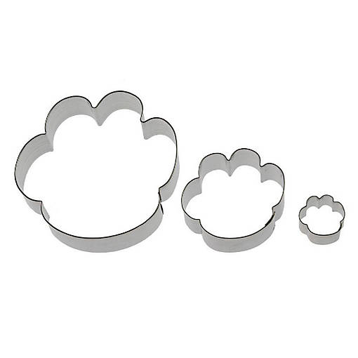 Paw Print 3 Pc Nested Set, HS0431
