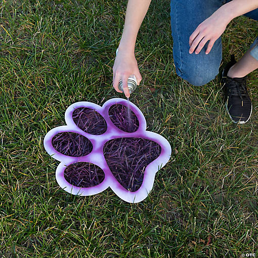 Paw Print Yard Stencils - 2 Pc.