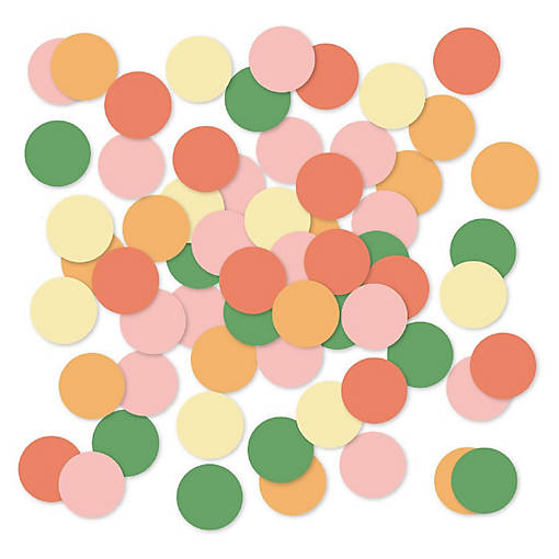 Peach Green Spring Confetti 180-Pack