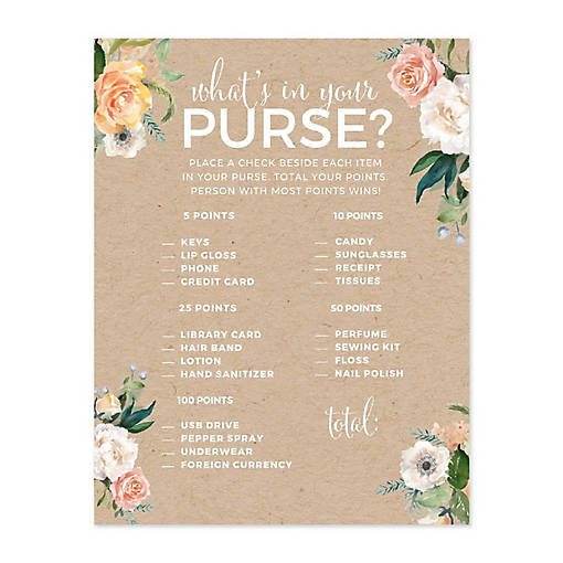 PeachCor+Kraft Rustic Purse? 20pk