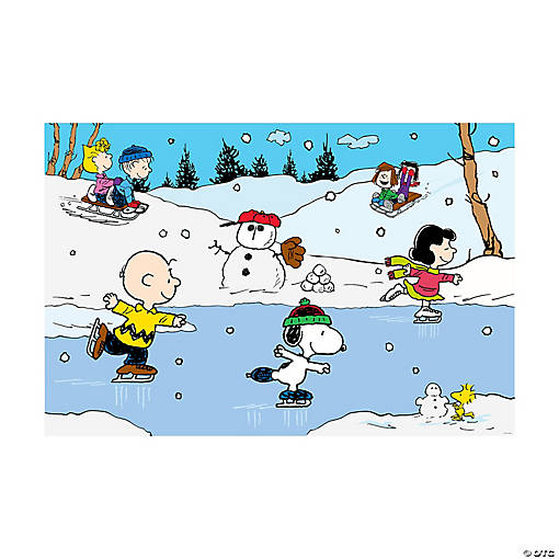 Peanuts<sup>&amp;#174;</sup> Winter Backdrop Banner - 3 Pc.