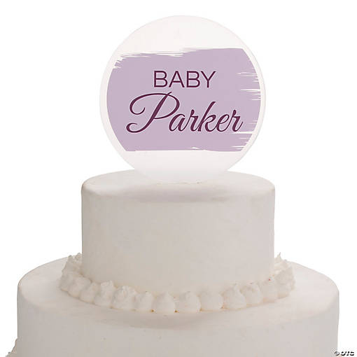 Personalized Acrylic Cake Topper