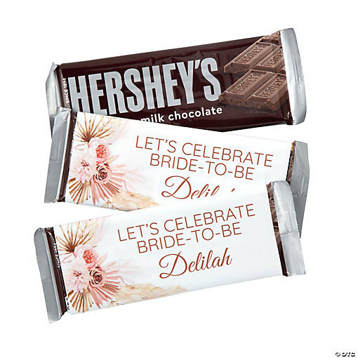 Personalized Boho Candy Bar Sticker Labels - 12 Pc.