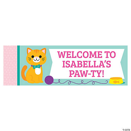Personalized Cat Banner