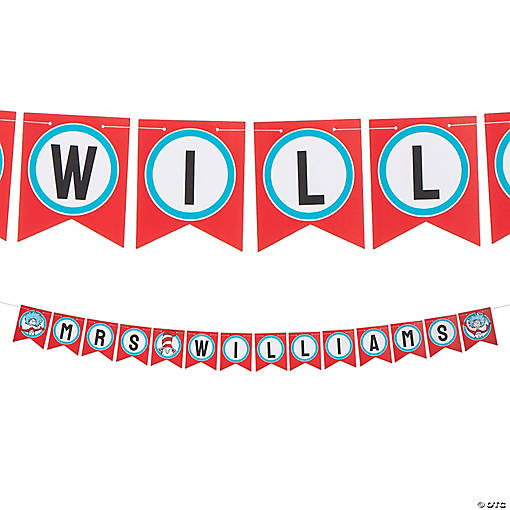 Personalized Dr. Seuss&amp;#8482; Garland