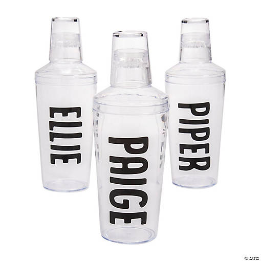 Personalized Drink Shakers - 3 Pc.