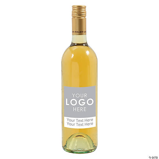 Personalized Logo Wine Bottle Labels - 12 Pc.