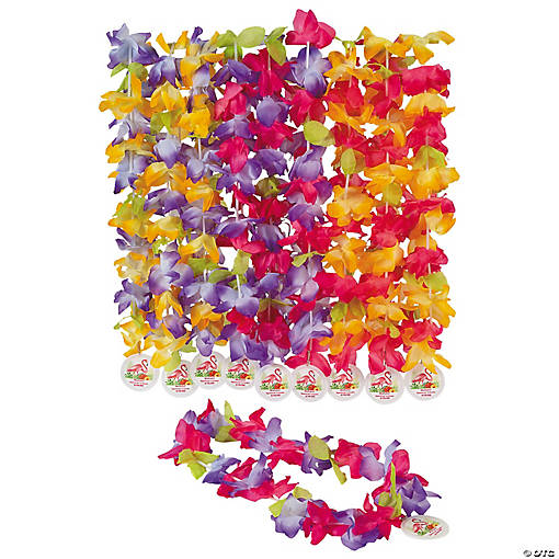 Personalized Mahalo Leis - 24 Pc.