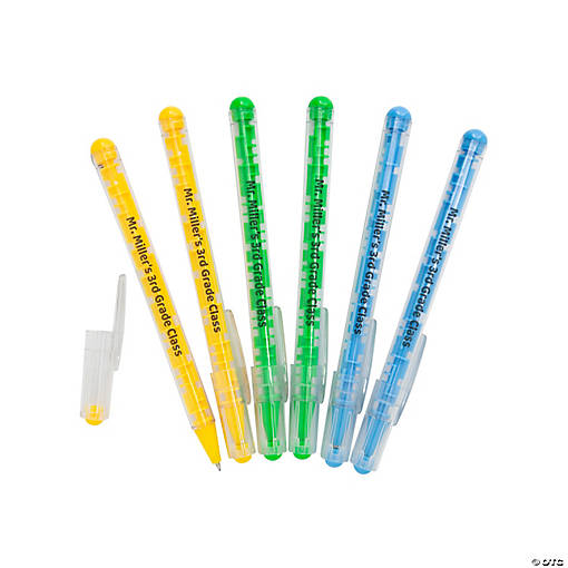 Personalized Maze Puzzle Pens - 24 Pc.