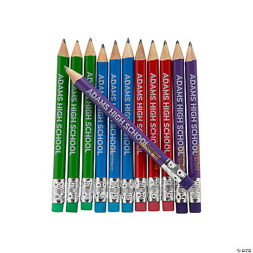 Personalized Mini Pencils - 24 Pc.